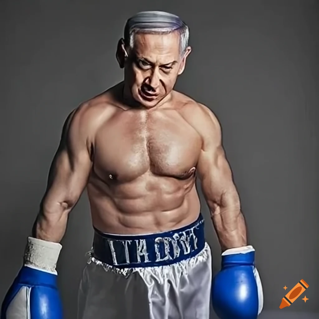 Leader in boxing attire with muscular build