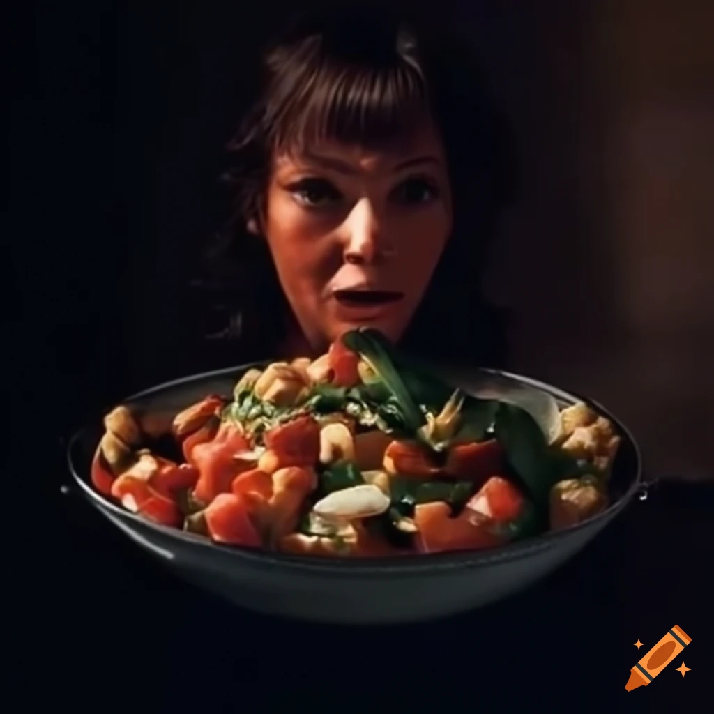 Cinema poster for a movie about tomato salad