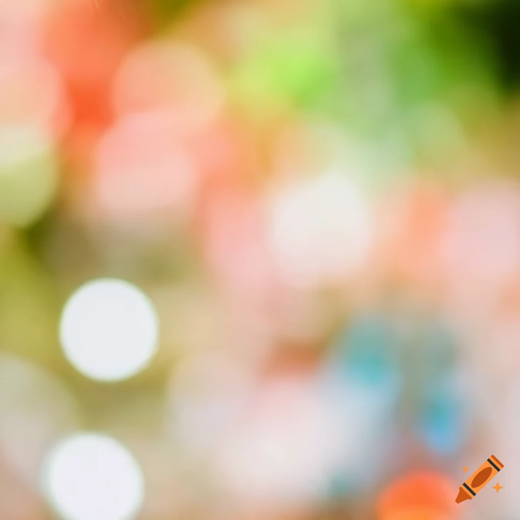 Tiny cute pattern bokeh
