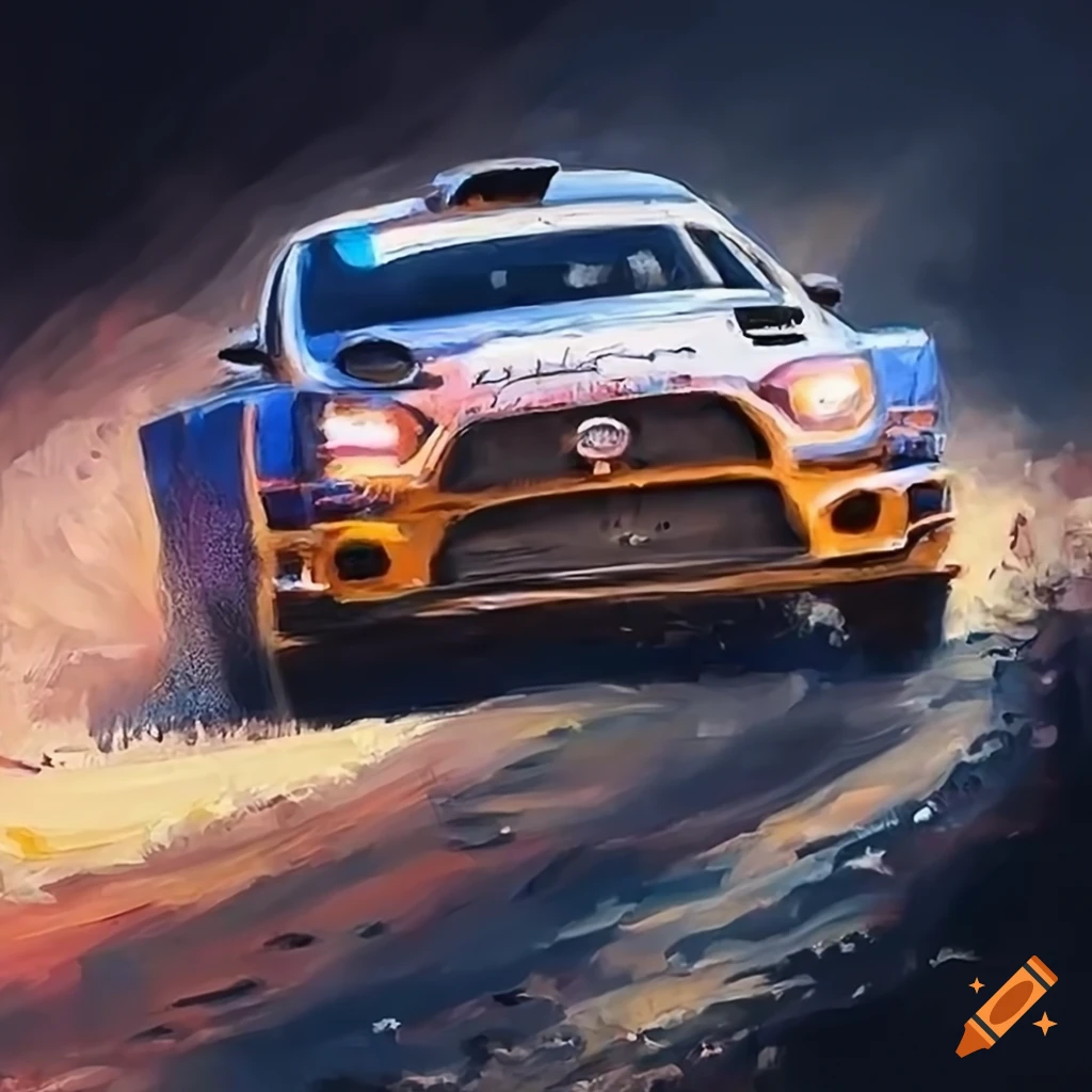 Rallye Monte Carlo cars drifting around hairpin turn on gravel road