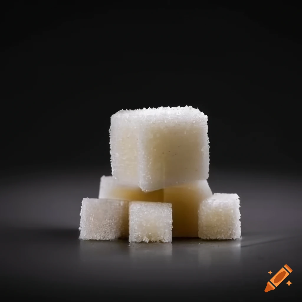 Corroded sugar cube