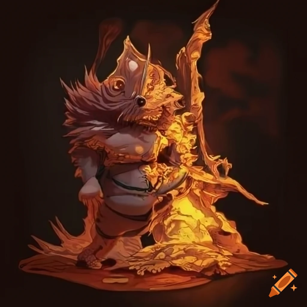 Japanese Susanoo, god of storms, depicted as a beaver in mythology