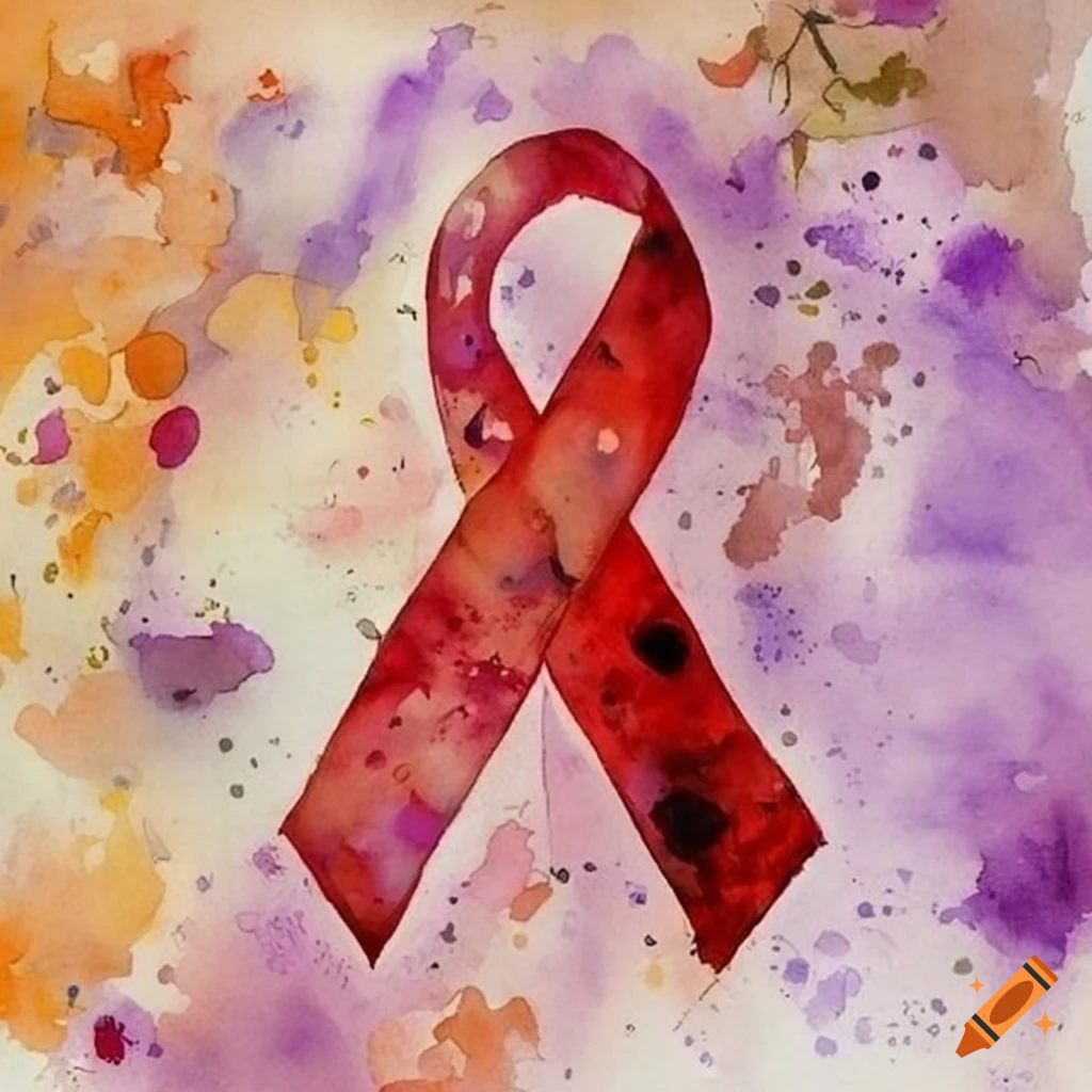 World AIDS Day in watercolor