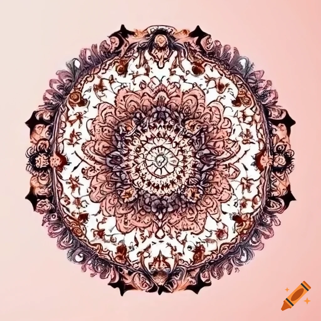 Simple mandala design for a profile picture