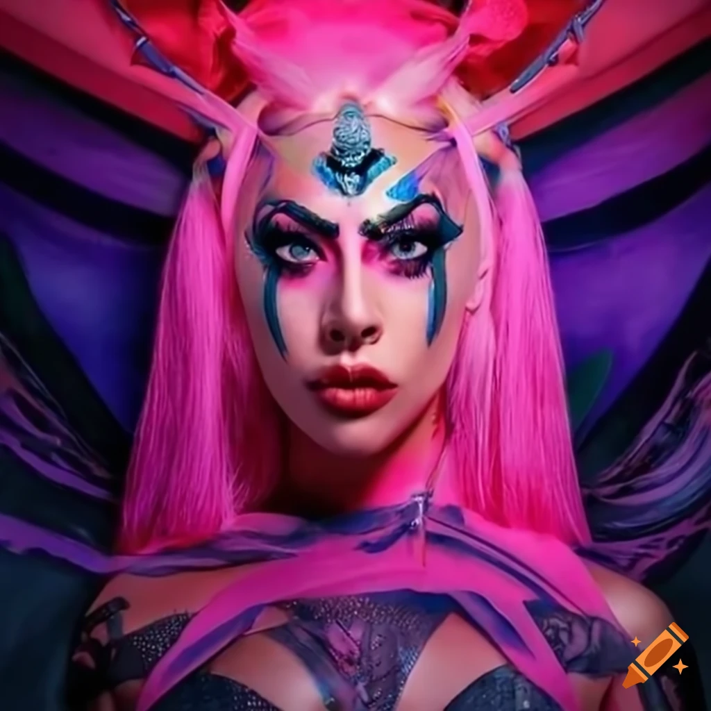 Album art inspired by Lady Gaga's Chromatica album