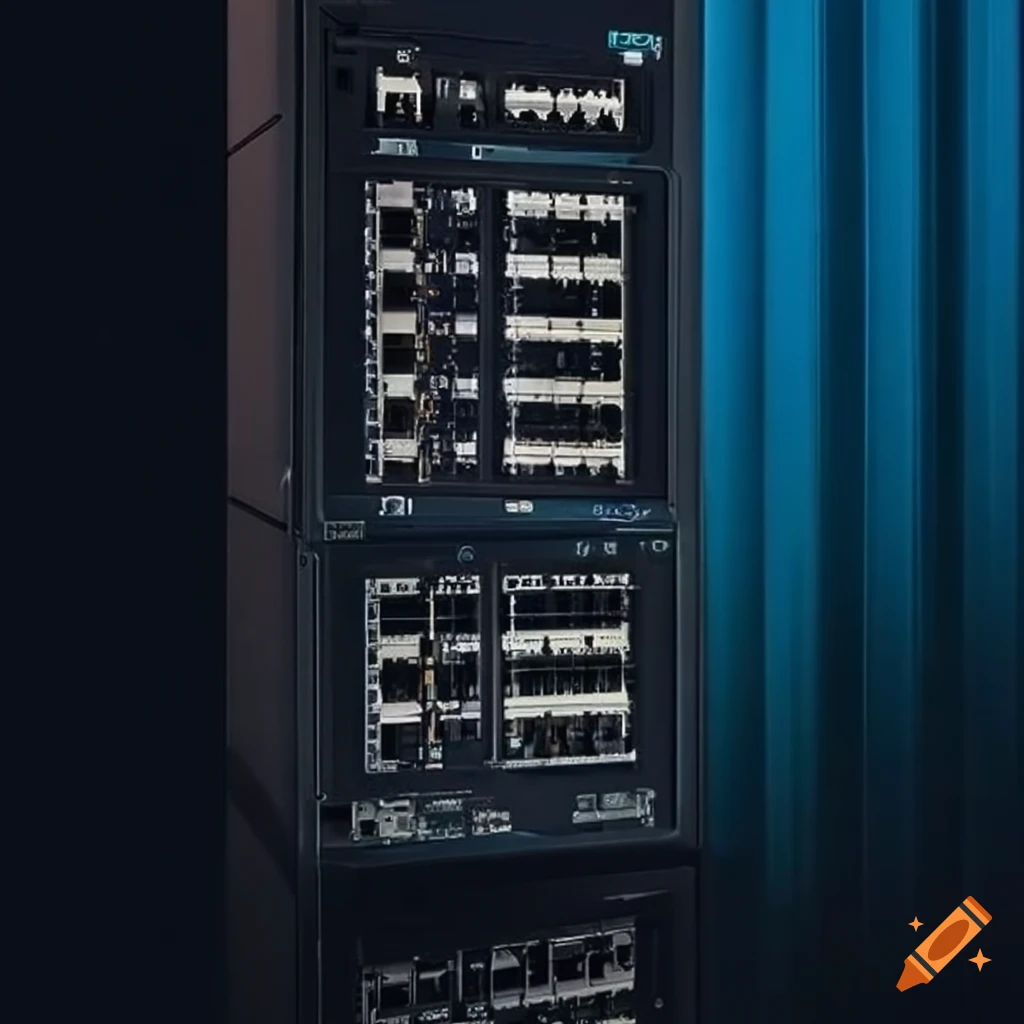 42U Rack with Cisco switch and Paloalto Firewall