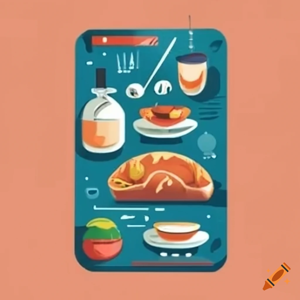 Icon for a restaurant menu card