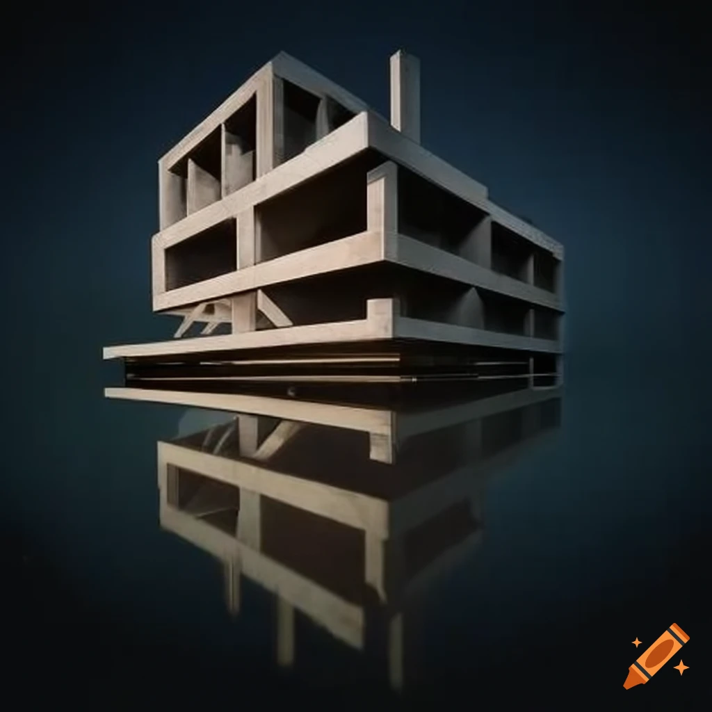 Striking bold brutalist structure
