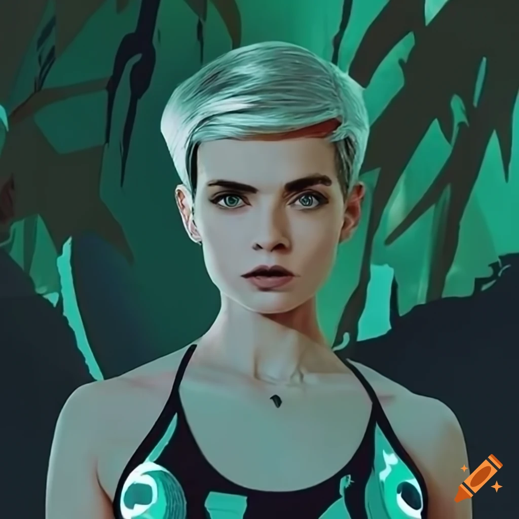 Milly Alcock as the All-new Timelord Dr Who flying through an exotic alien jungle adventure