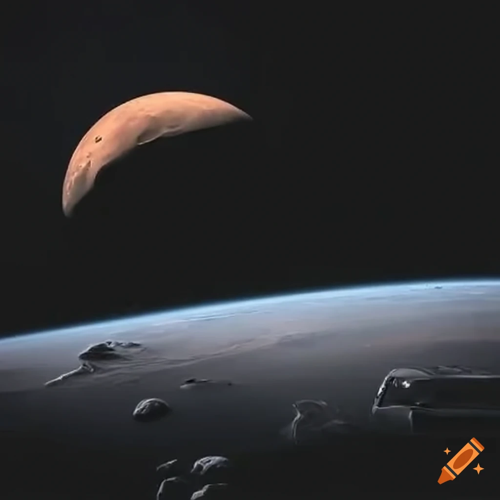 Mars with Tesla cars