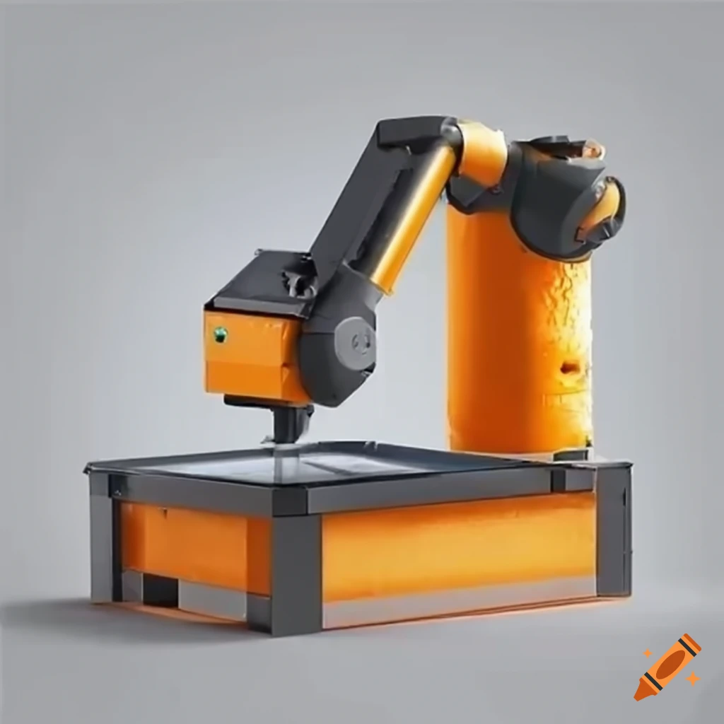 Robotic brick-making machine