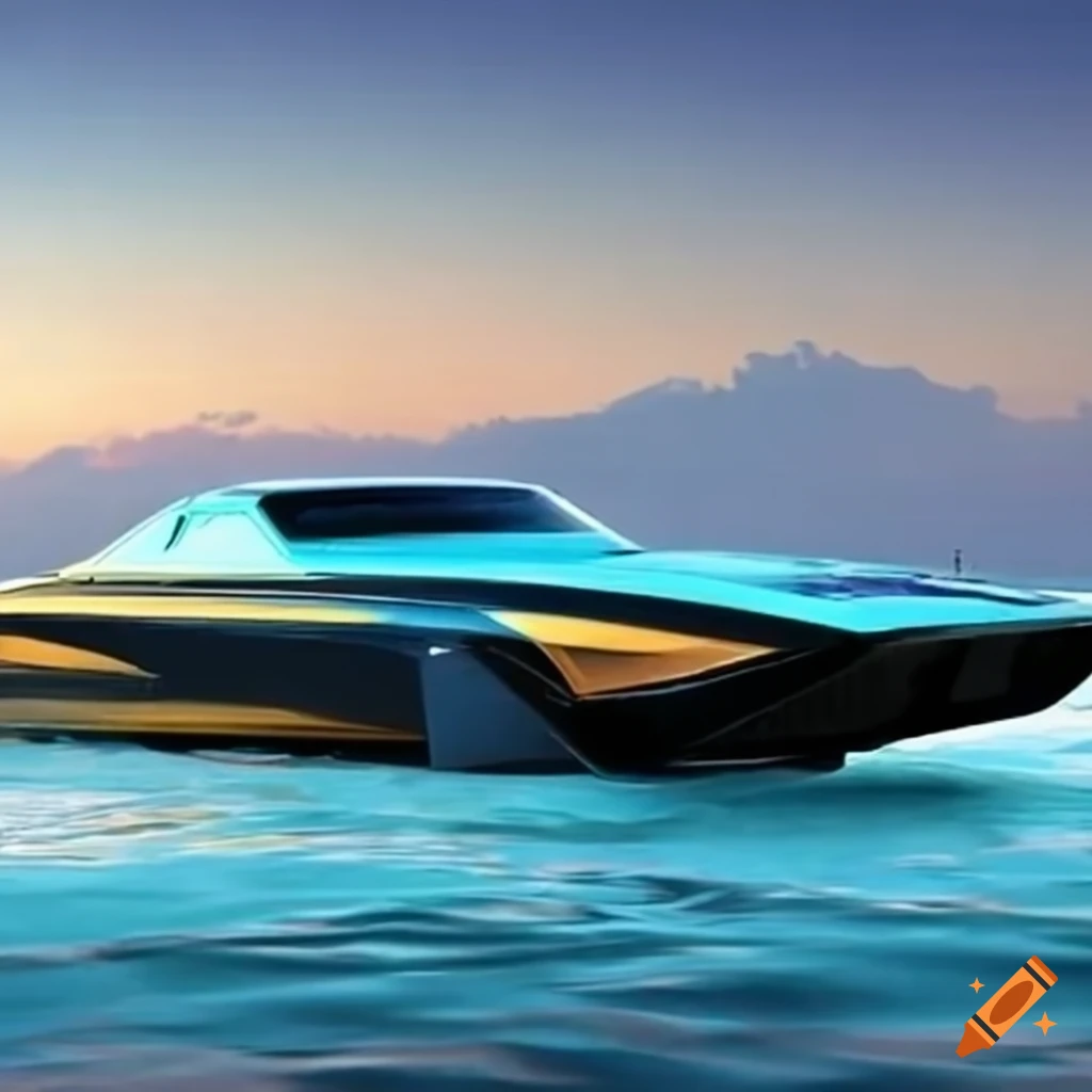 Catamaran inspired by the Camaro Z28 1970 design
