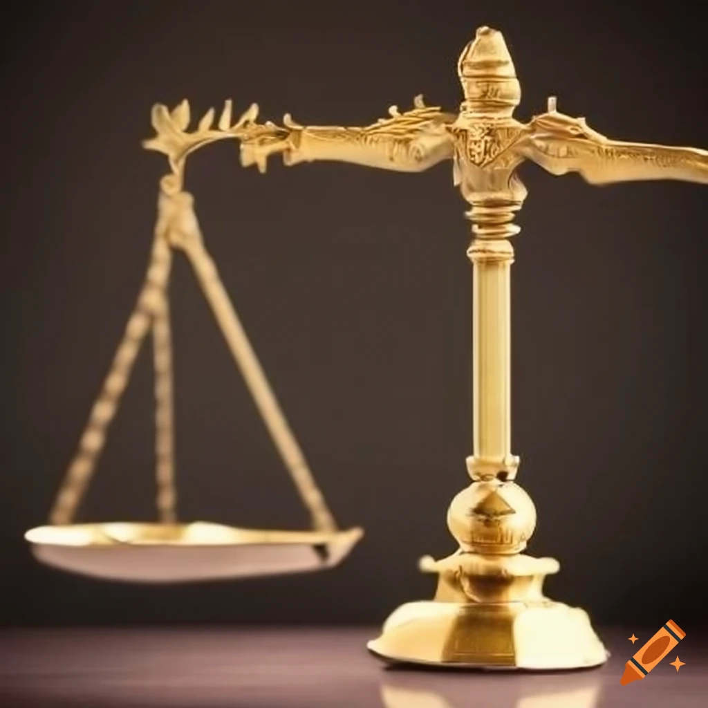 Law scales symbolizing justice and balance