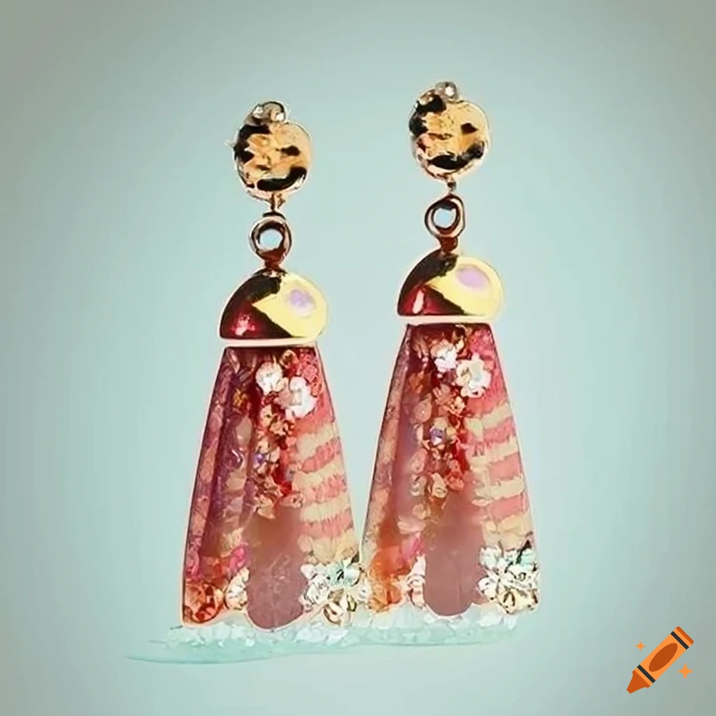Elegant Korean-style earrings inspired by traditional and modern aesthetics