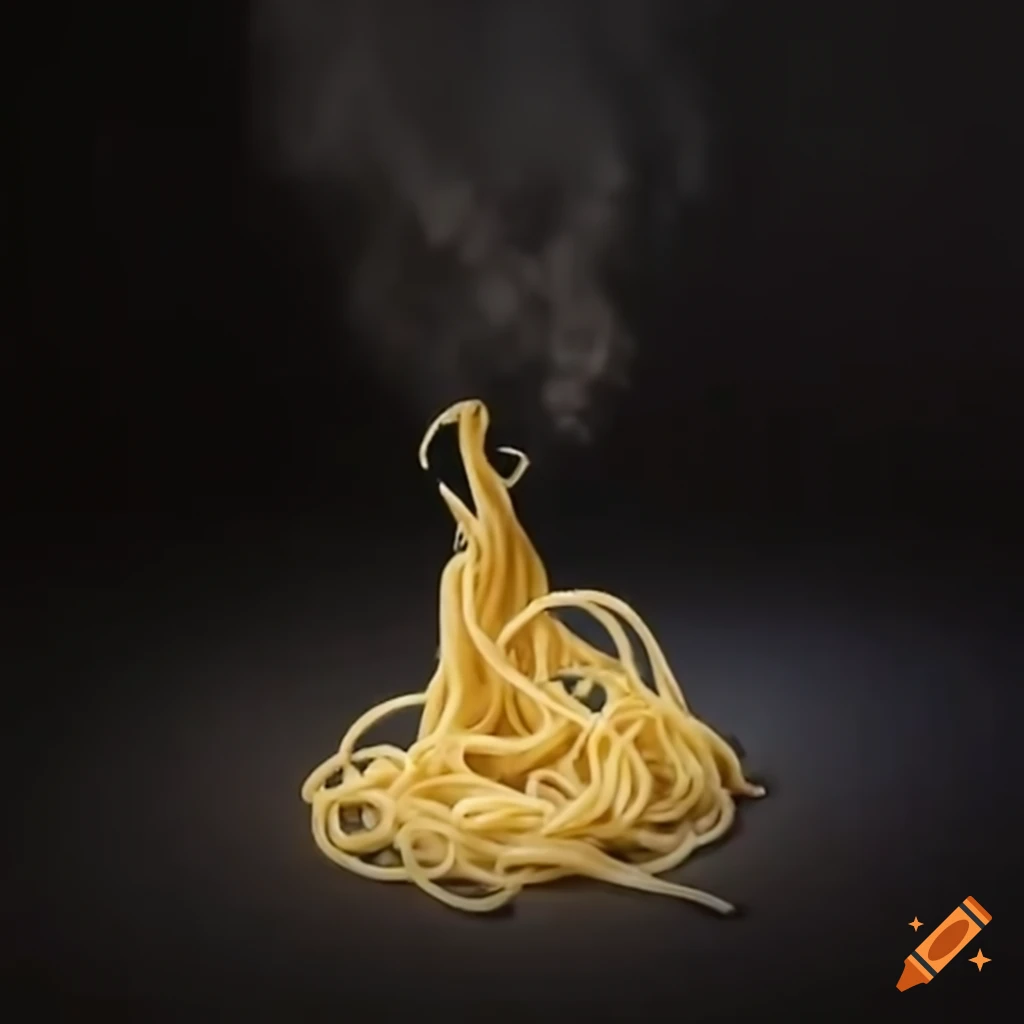 Kamala Harris transforming into a noodle in a dream world