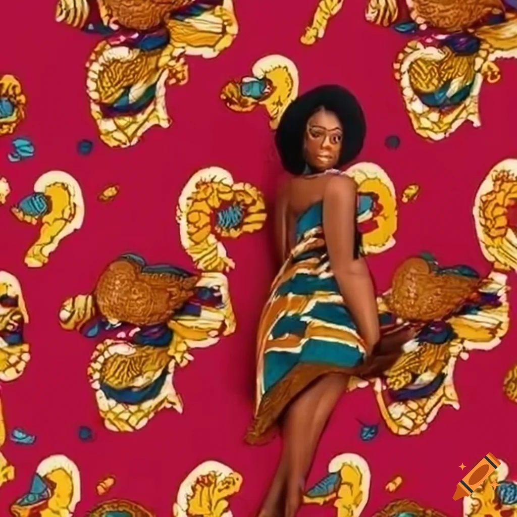 Original pagne fabric for International Women's Day