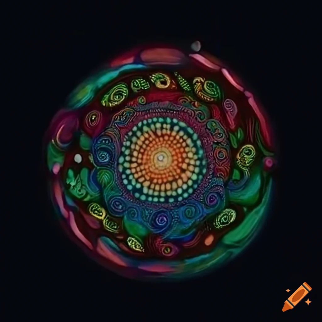 Inspired Circle design with indigenous influences