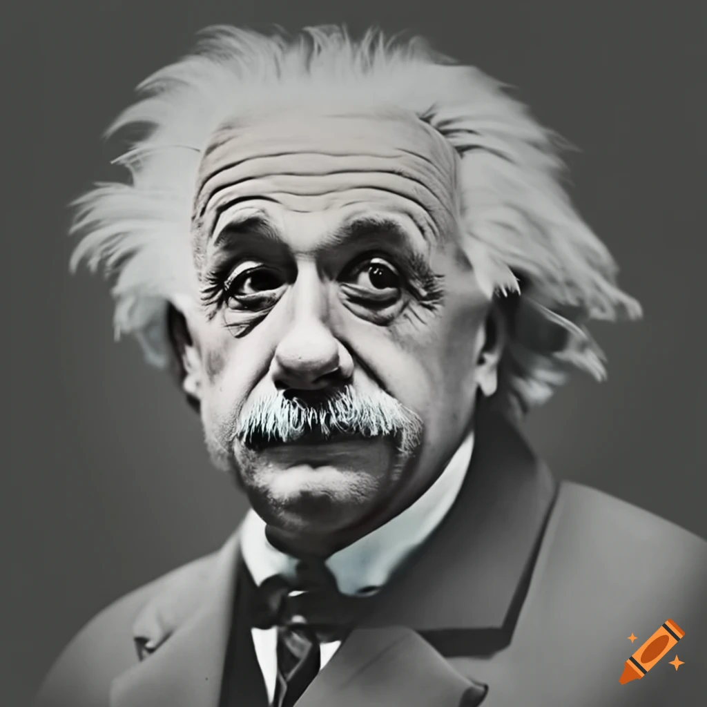 Albert Einstein facing off against authorities