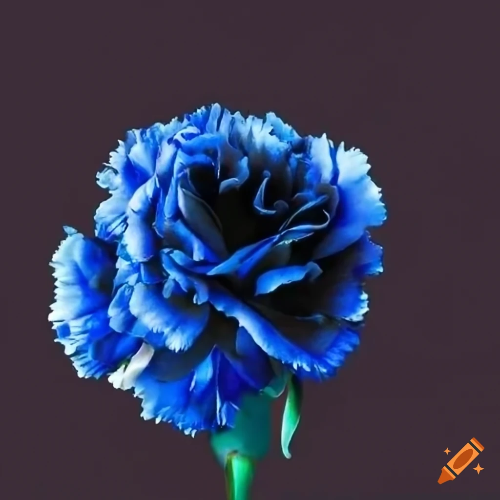 Black carnation and blue rose hybrid