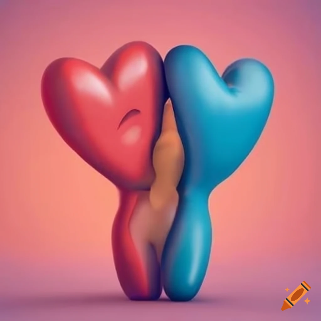 Two partners smiling and offering love and comfort to each other