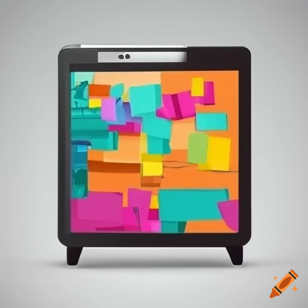 Responsive web design principles illustrated on a flipchart with fluid grids and media queries