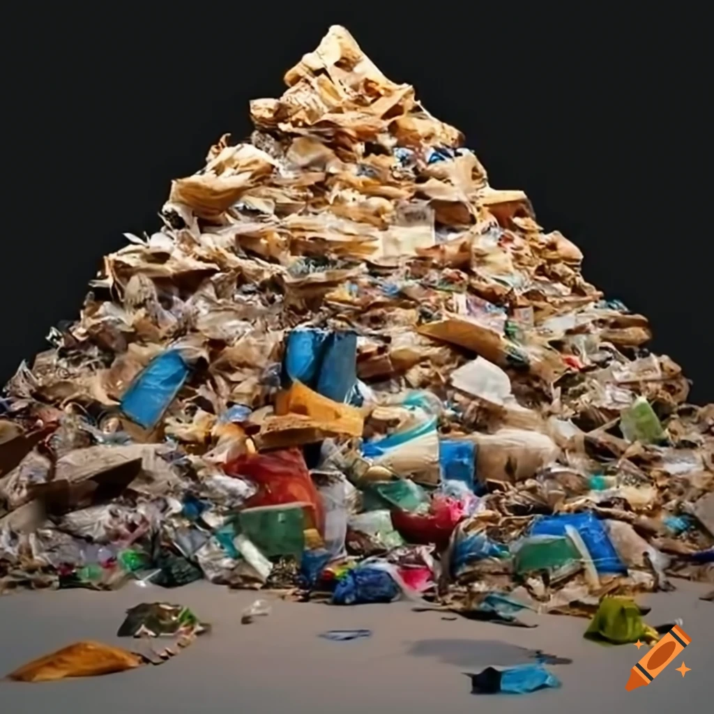 Pyramid of trash