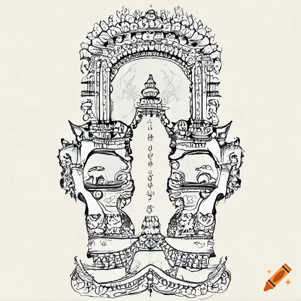 Khmer traditional art representation