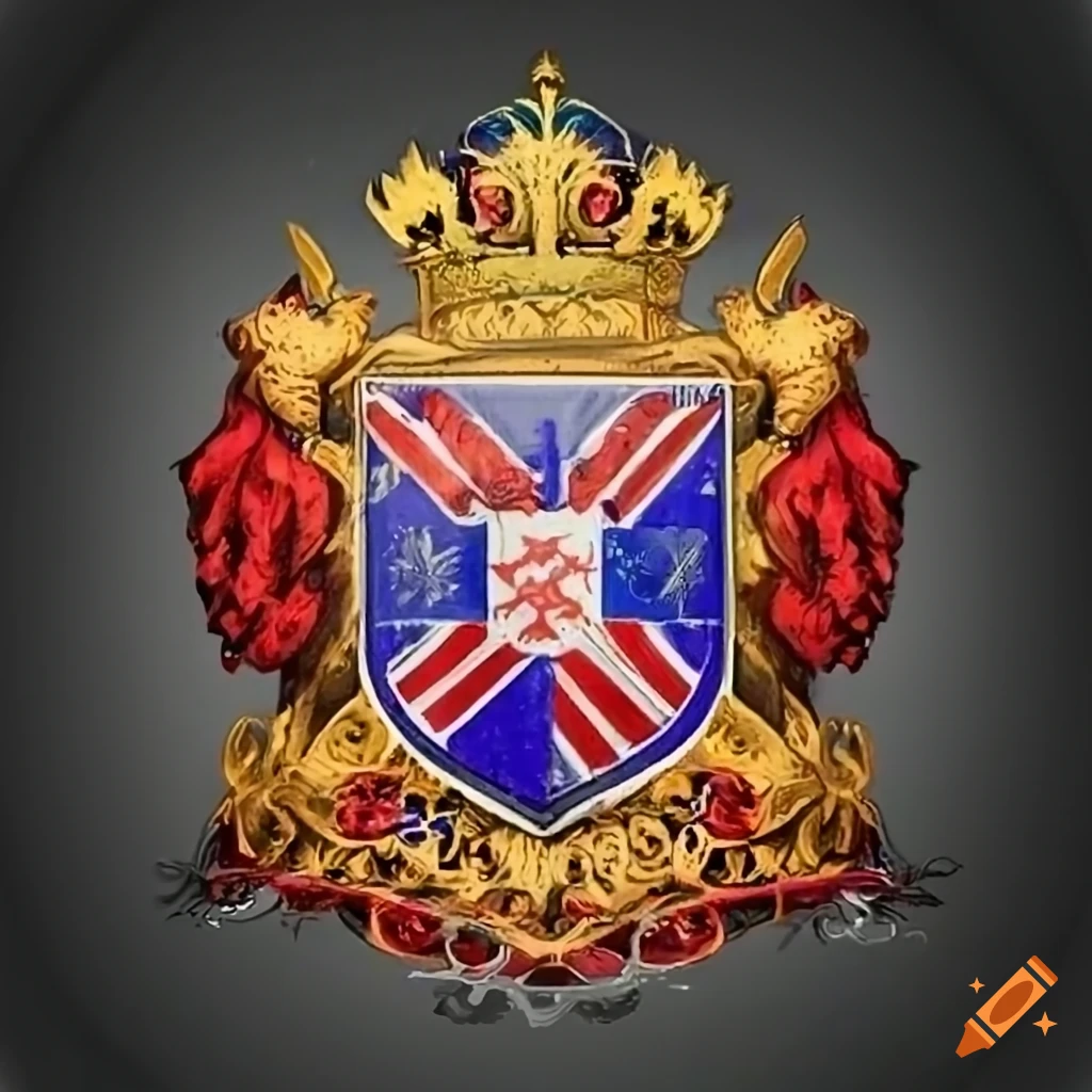 Traditional British style school emblems for security team