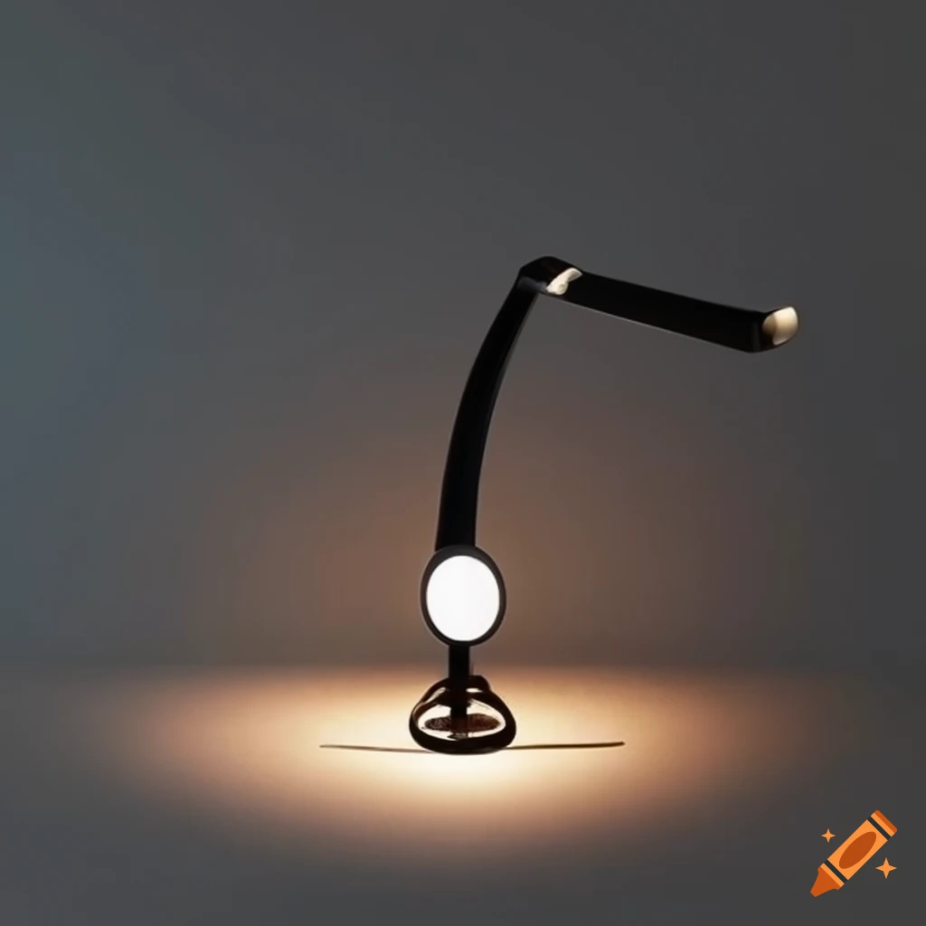 Modern energy-efficient desk lamp with crocodile design and adjustable arm