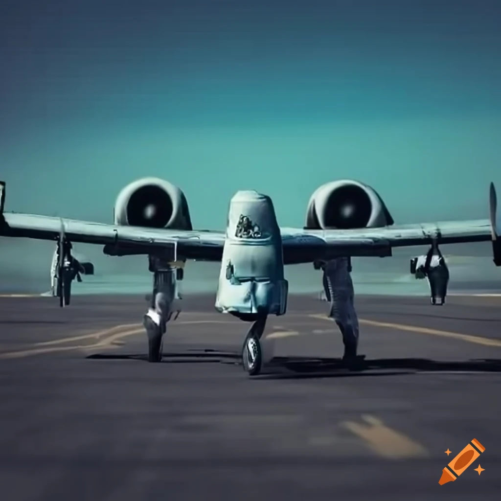 A customized drift A-10 Warthog