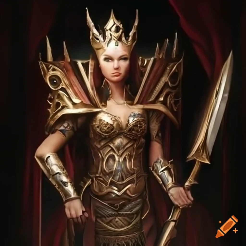 Warrior queen on Craiyon