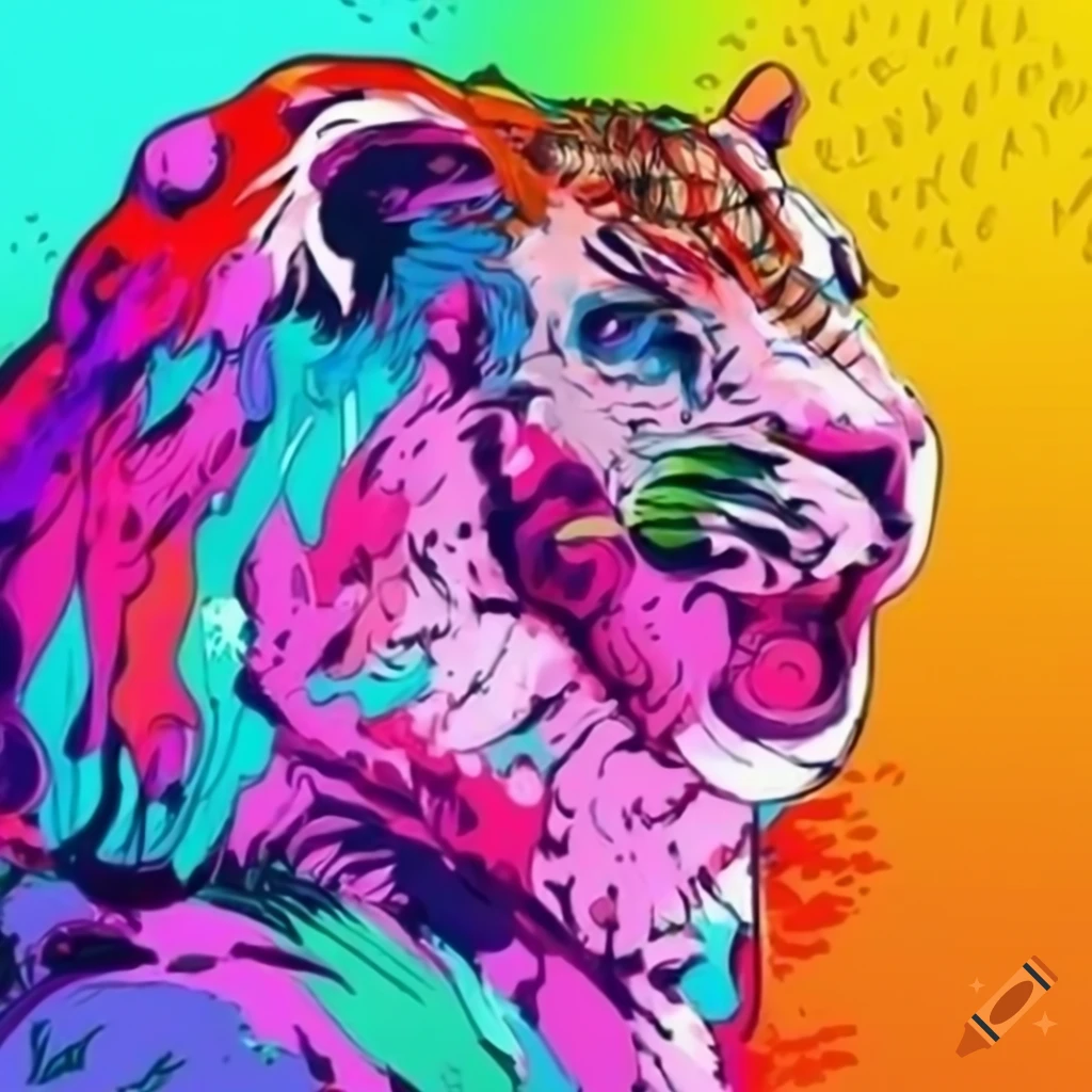Artwork with name 'John Leire' in the background