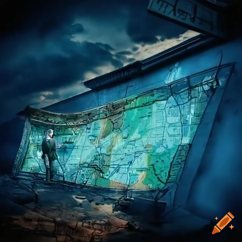 Military headquarters strategizing with NATO symbols on a map