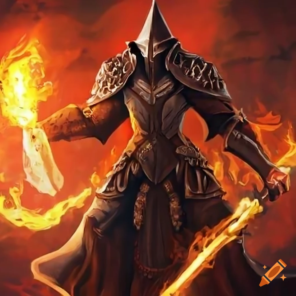 Armored fire wizard