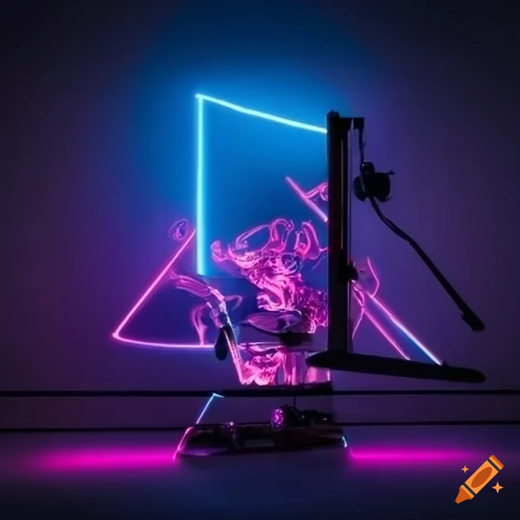 Personified neon technology failure