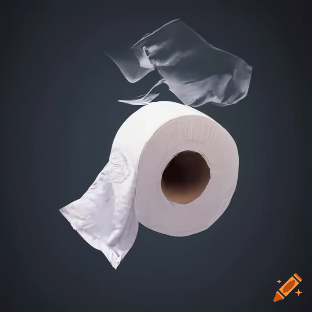 Toilet paper roll ad design