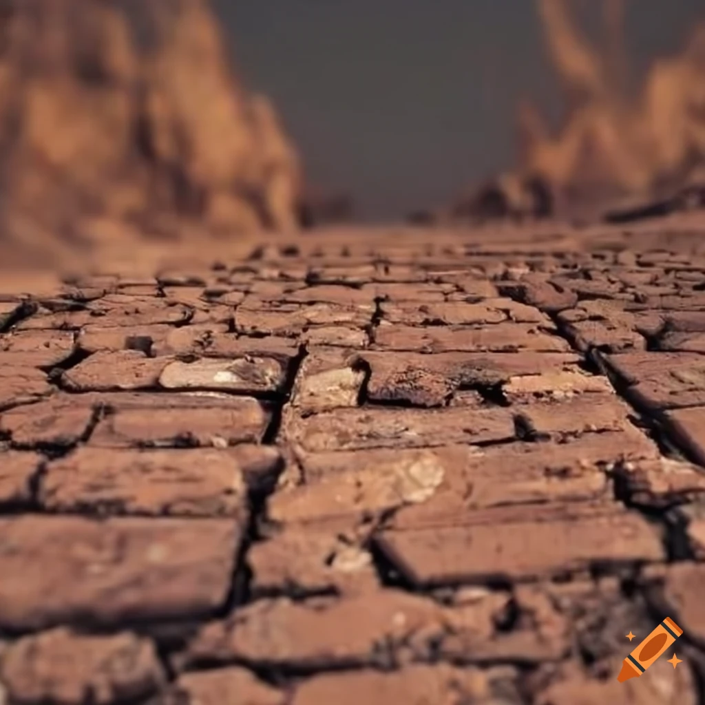 Old Tartarian ruined brick roads in the wilderness