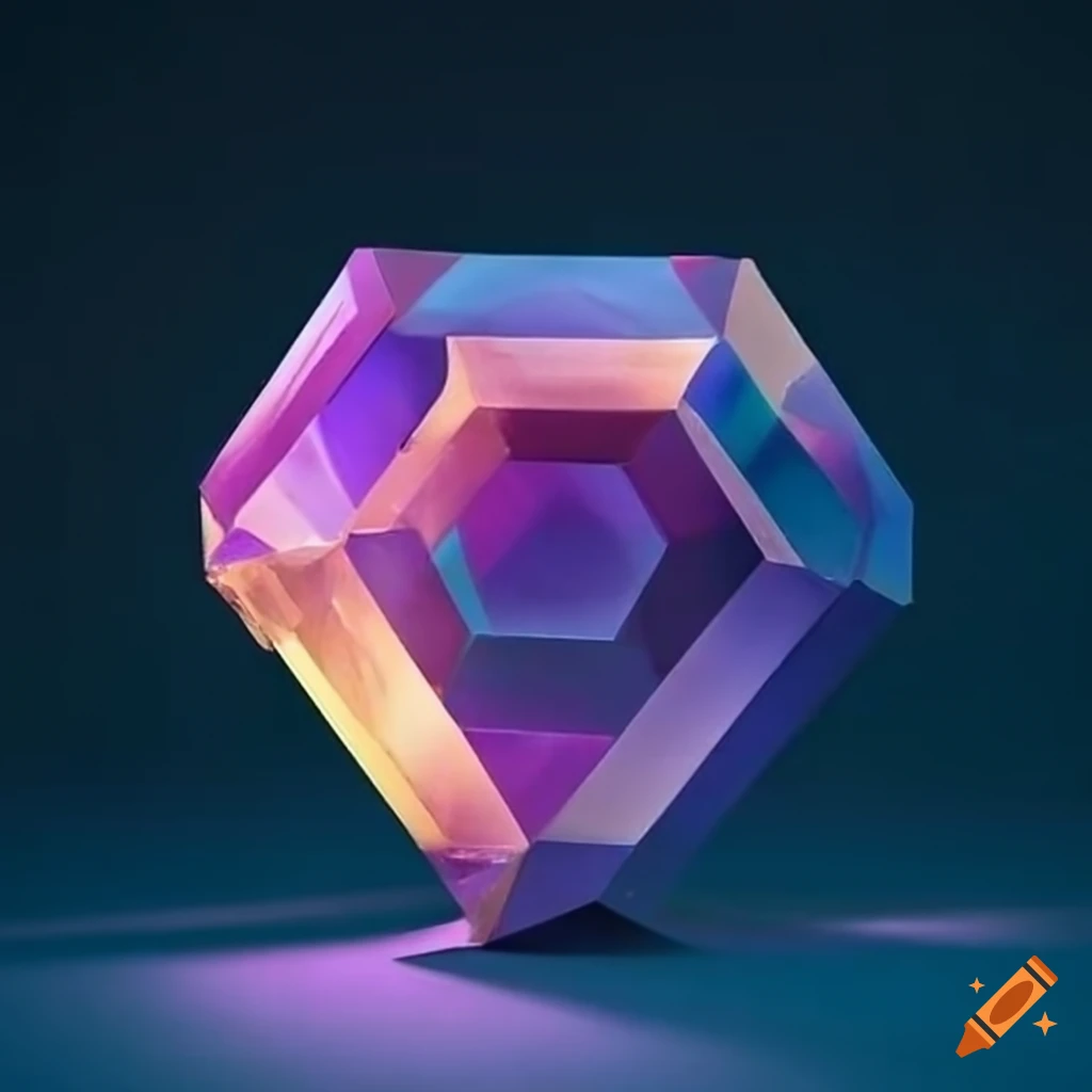 Hexagon crystals