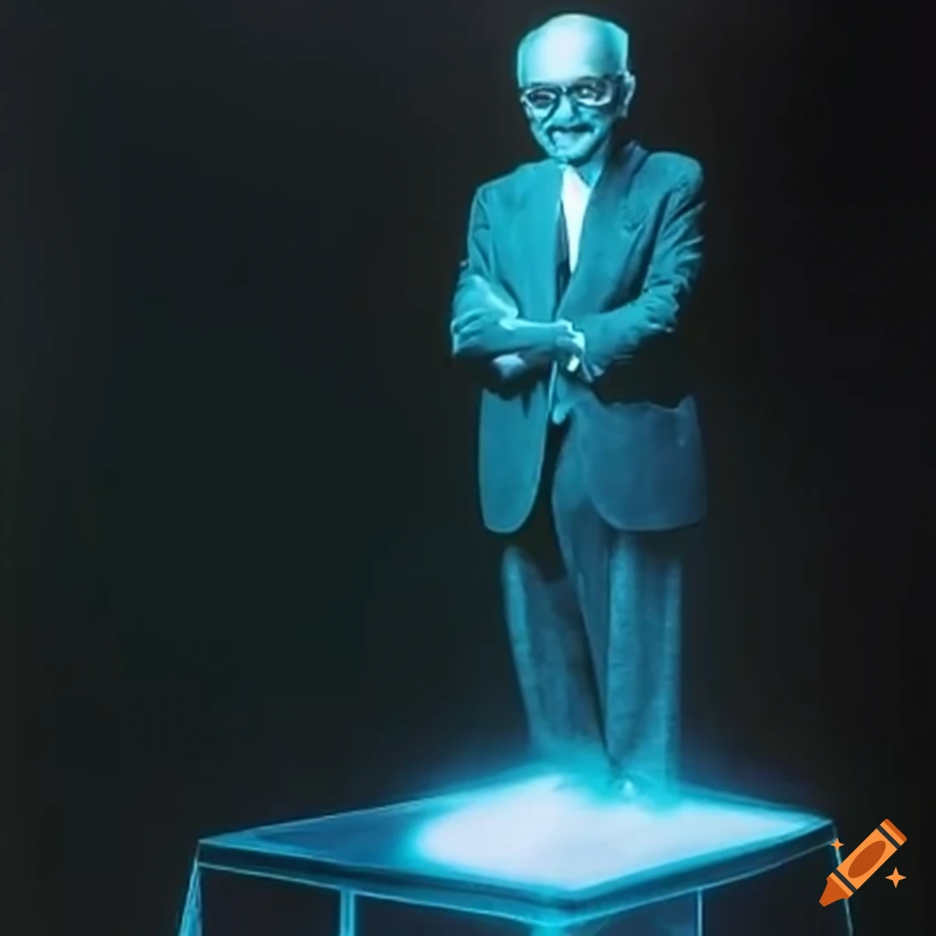 Milton Friedman hologram