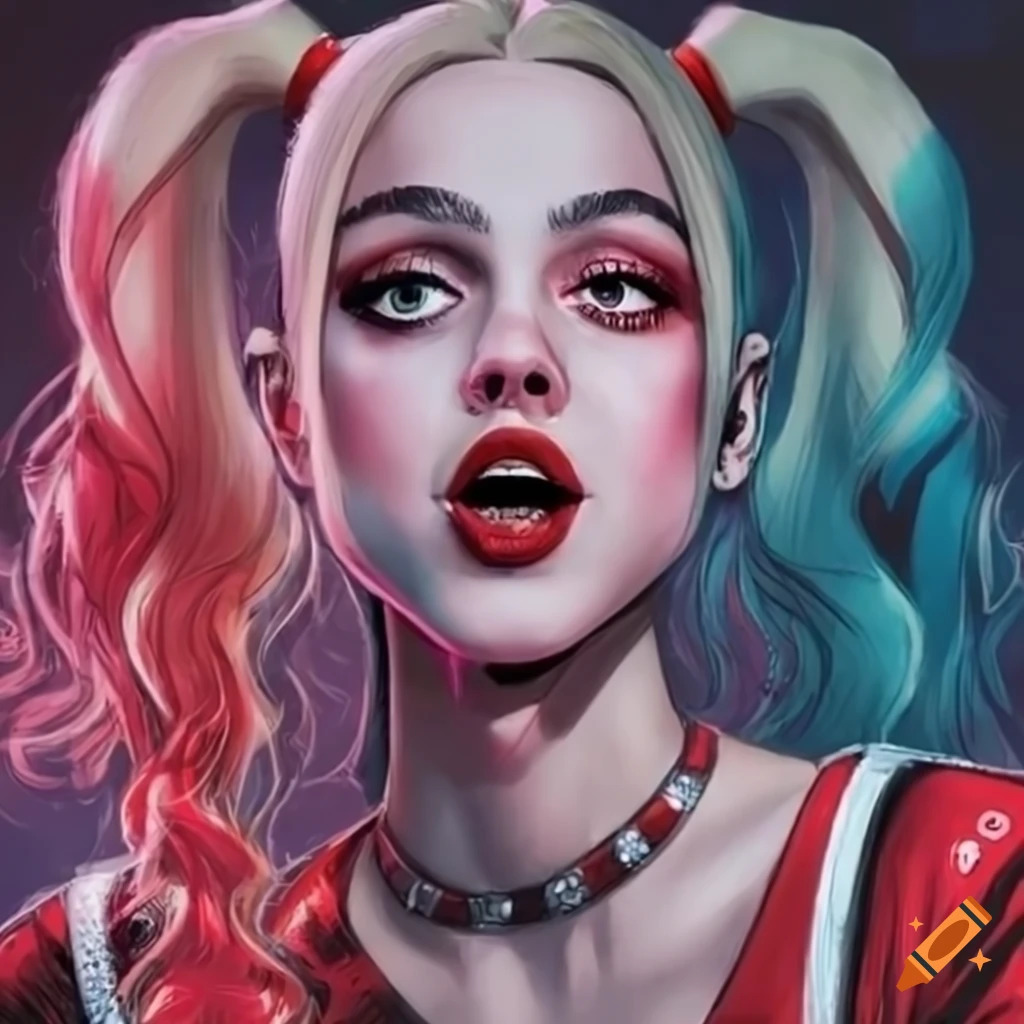 Portrayal of Olivia Rodrigo as Harley Quinn from DC Comics
