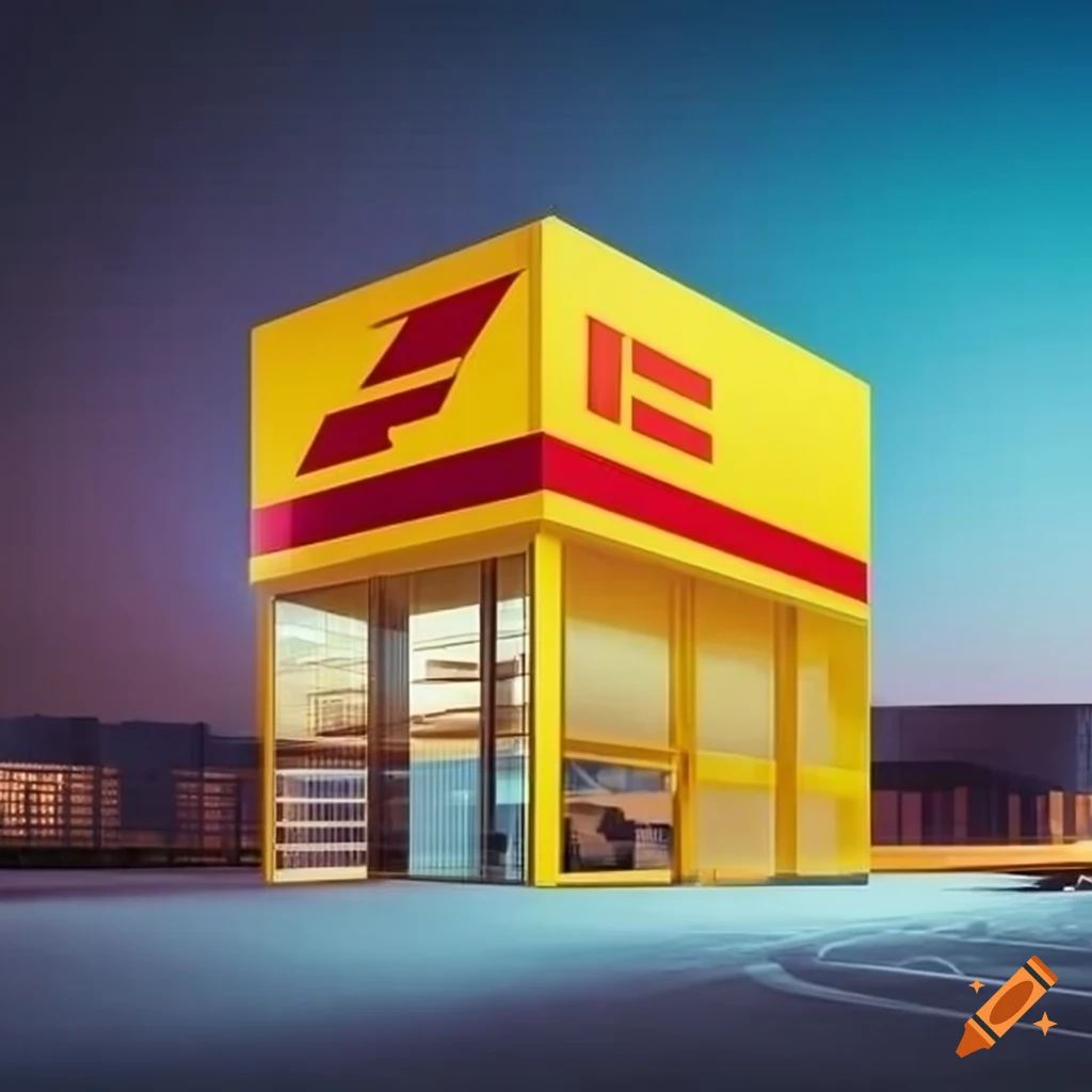 Modern offices with DHL logos featuring cutting-edge automation technology
