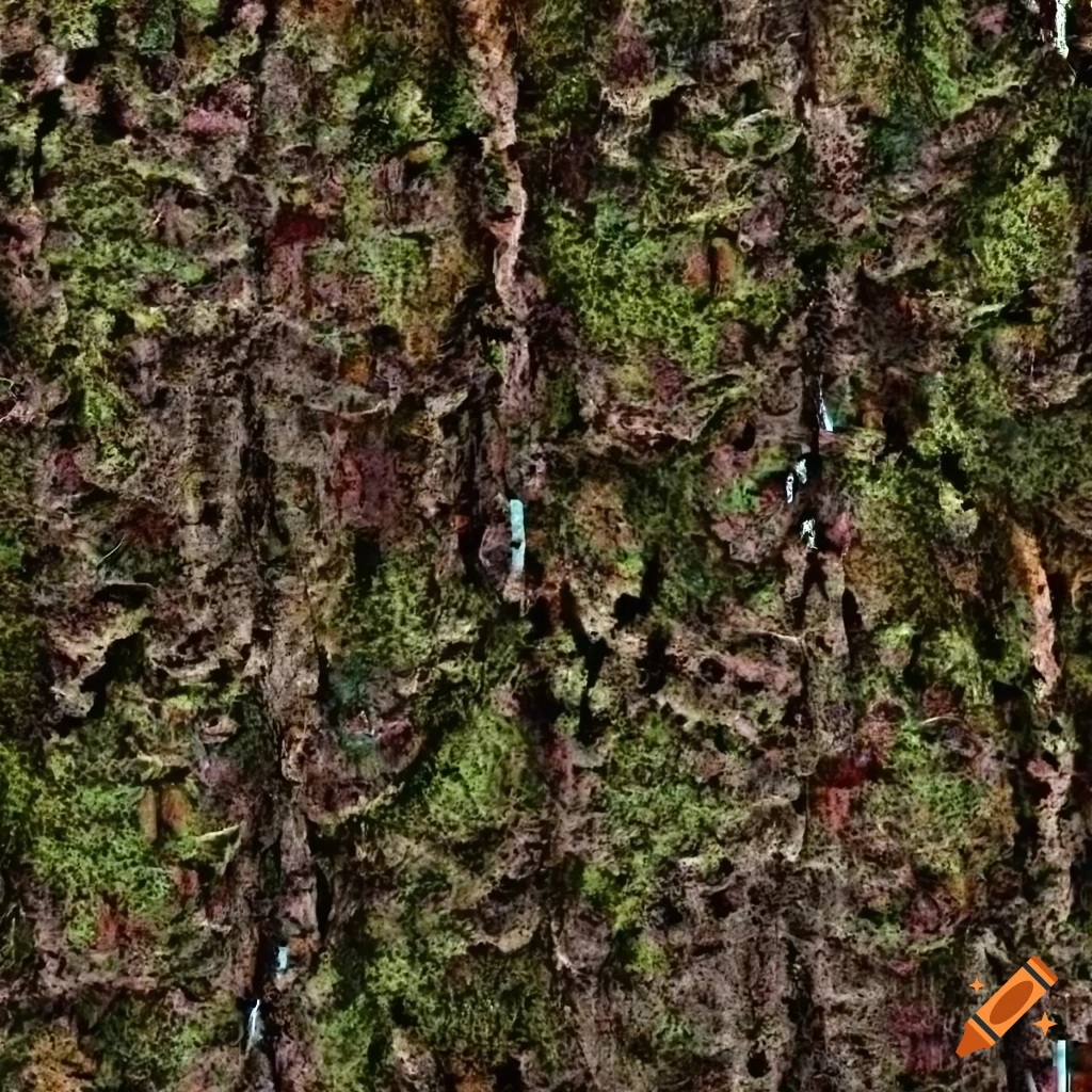 High resolution seamless alpha map of nature textures on moss and fallen leaves