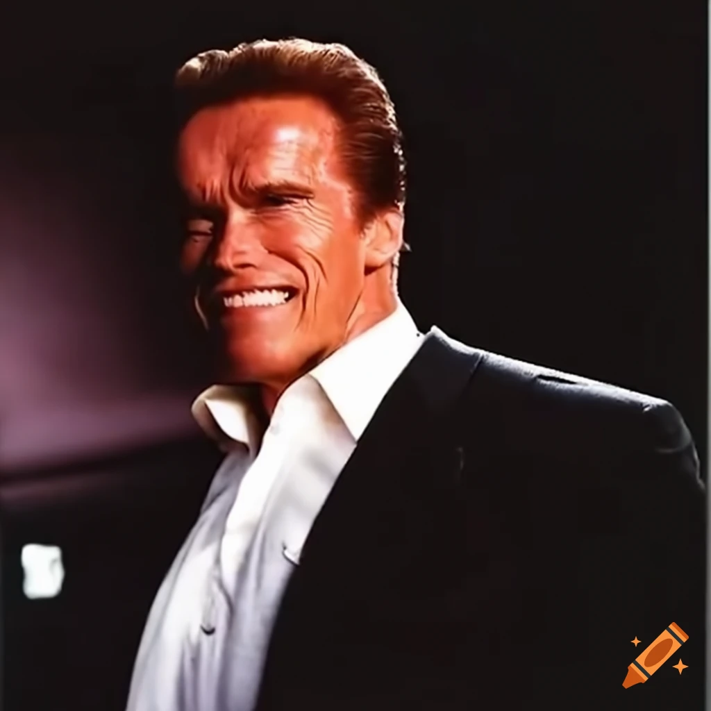 Morphing of Arnold Schwarzenegger into a Teletubby