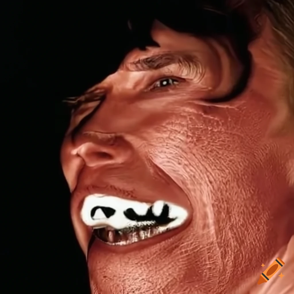 Morphing of Arnold Schwarzenegger into a Teletubby