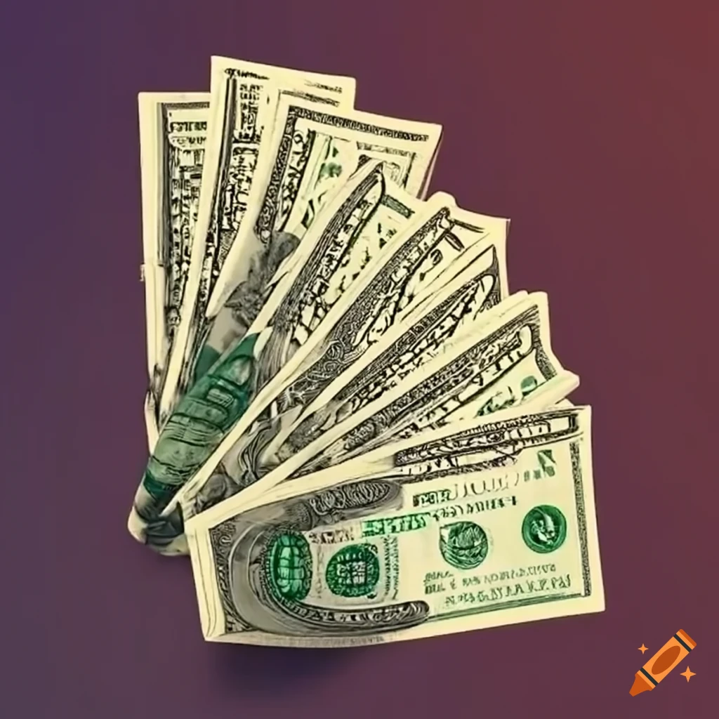 Detailed view of a one hundred dollar bill
