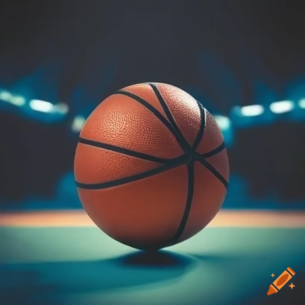Intense basketball match