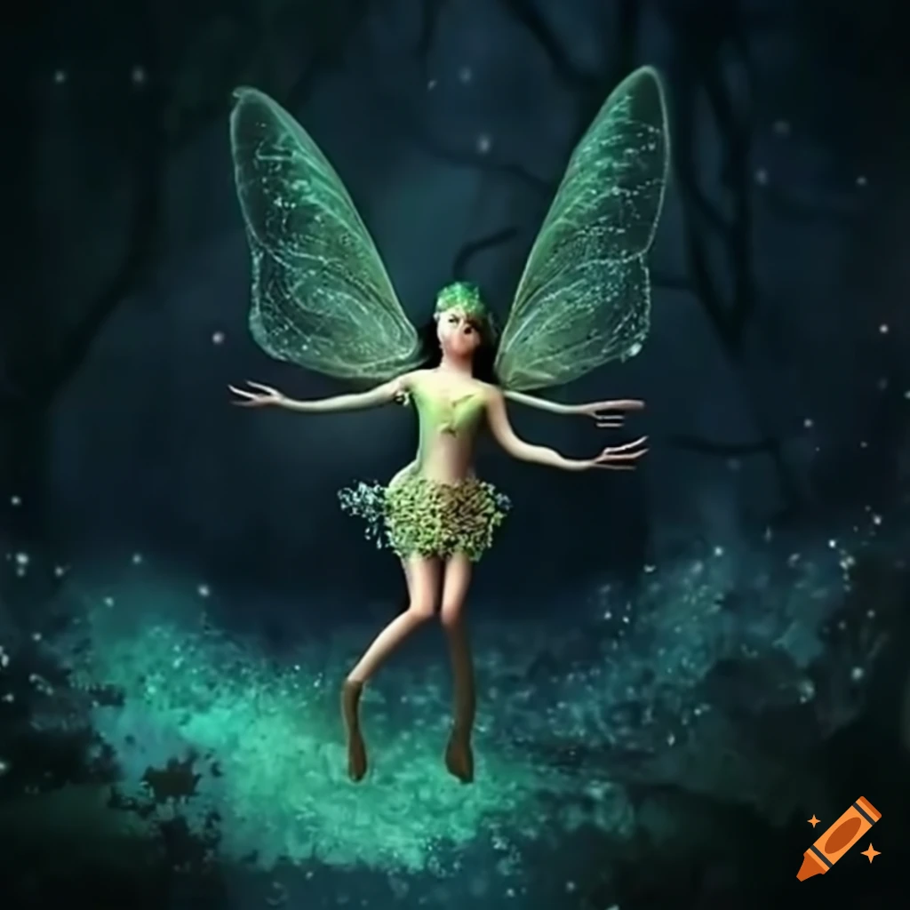 Swarms of magical fairies fluttering around