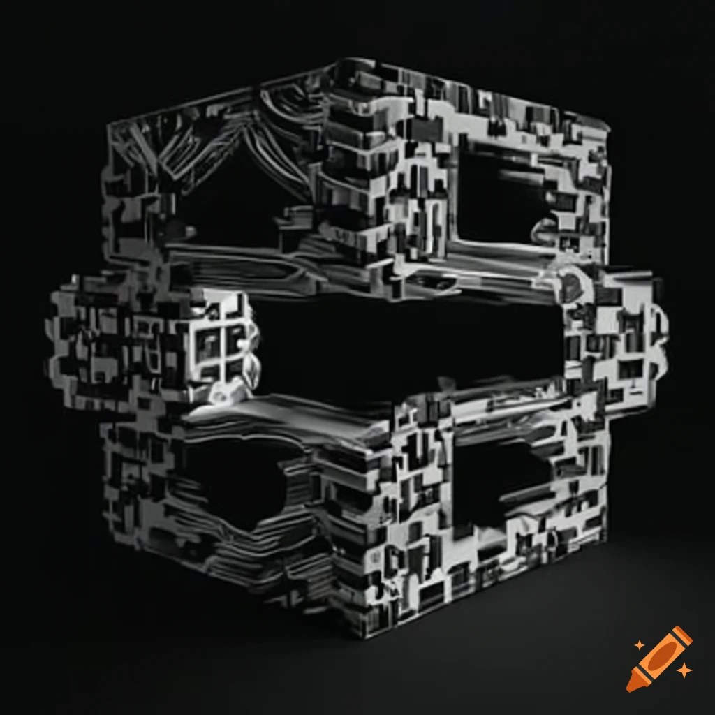 3D optical illusion puzzle