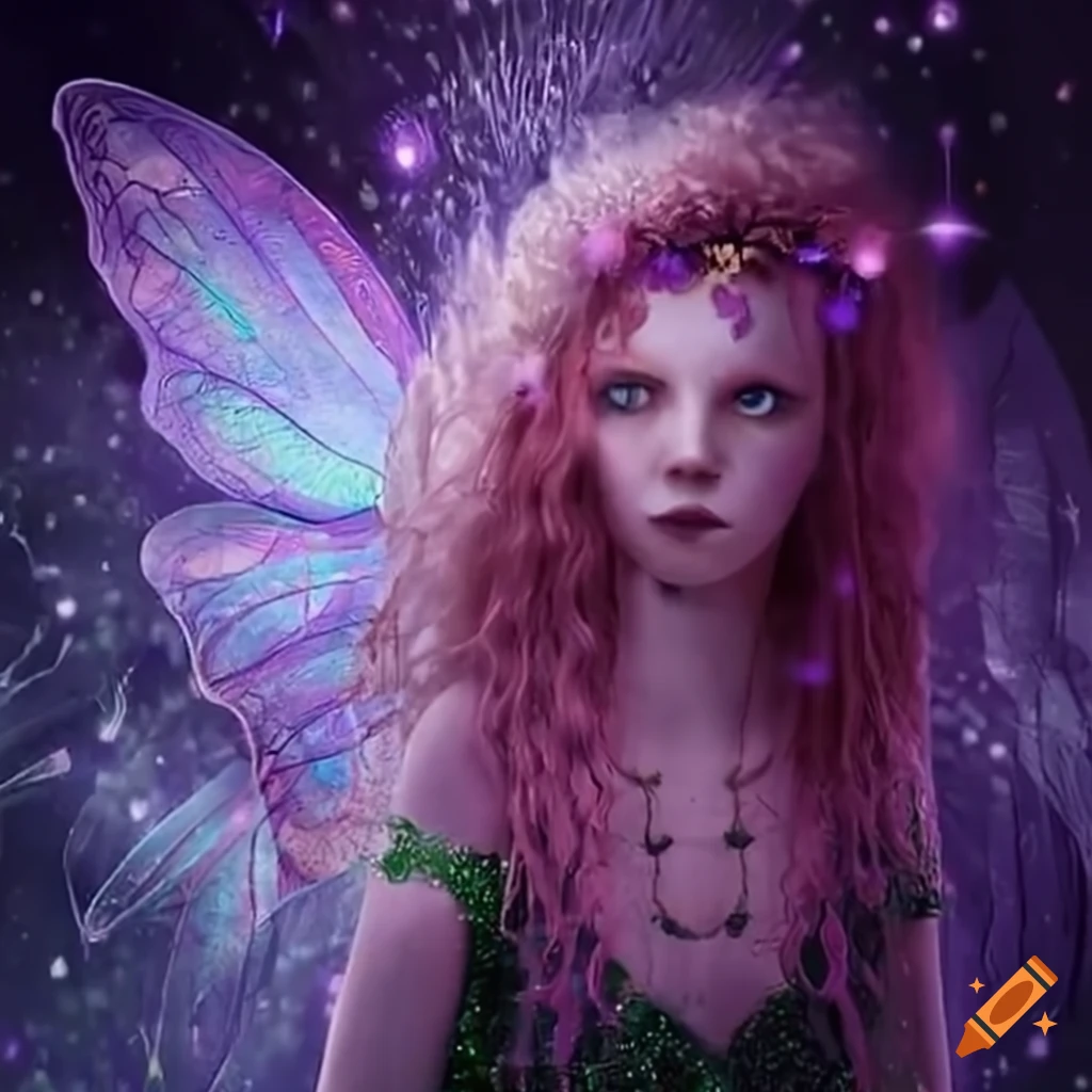 Swarms of magical fairies fluttering around