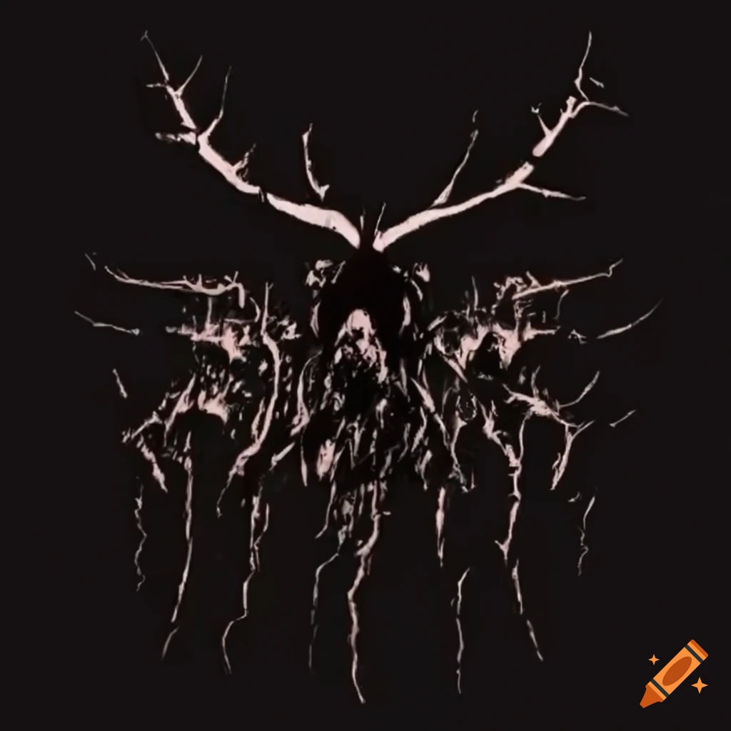 Text based logo for black metal band 'bogdim'
